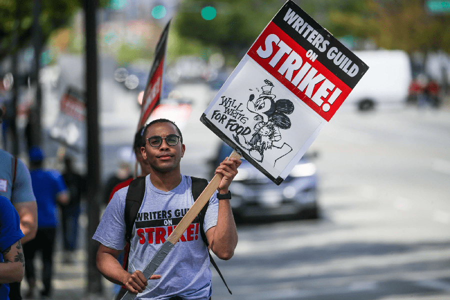 اعتصاب نویسندگان آمریکا