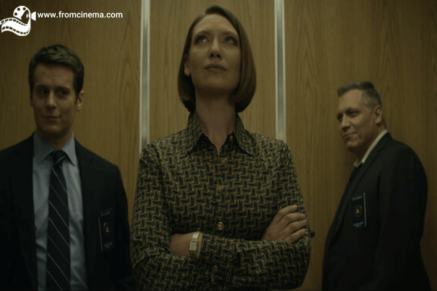 آنا تورو، جاناتان گروف و هولت مک‌کالانی در سریال Mindhunter